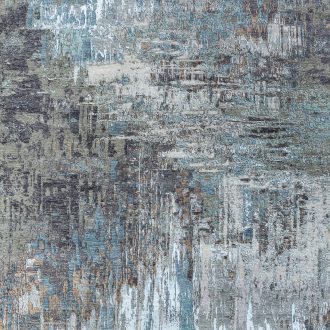 Индийский ковёр из шерсти и арт-шёлка - CHAOS THEORY KA - CTHK_R_1090-GREY-BGE - 277 x 368