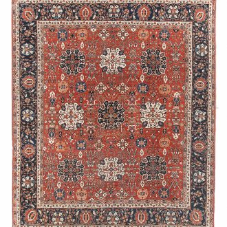 Пакистанский ковёр из шерсти - QADEEM - RUS-BLU(260X309)_QAD/R/1050-2-6-140U17L_ - 260 x 309