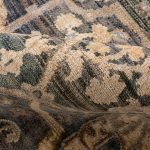 Индийский ковёр из шёлка и шерсти и хлопка — VINTAGE SILK — AJ450-BLACK-MIX