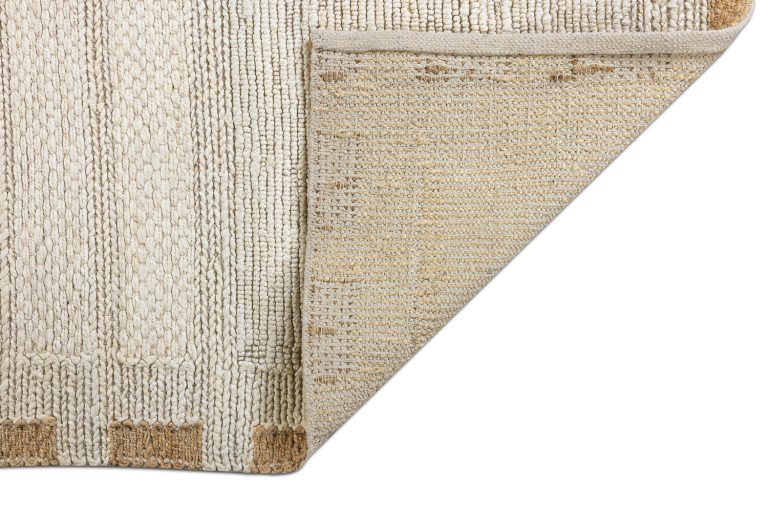 Индийский ковёр из джута — JUTE MODERN — ZA581-N.WHITE