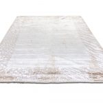 Турецкий ковёр из бамбуковый шёлк и акрила — MOCCA BAUNTY — J1075A-WHT-BRN