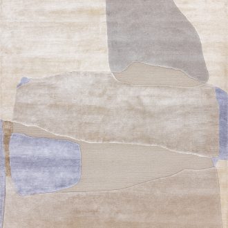 Индийский ковёр из шерсти и шёлка и эвкалиптовый шёлк - TECTONIC - TEC_R_D1-C2 - 300 x 398