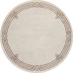 Индийский ковёр из шерсти и арт-шёлка - RUSSEL SQUARE - RUSS_R_BRAID-COL-3(Round) - 293 x 293