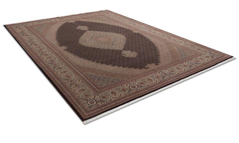 Иранский ковёр из шерсти и шёлка — TABRIZ MAHI — 900-37831-IR