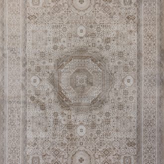 Турецкий ковёр из полиэстера - CHAMBERTIN - CHAM_M_31212C-BRN-BGE - 400 x 600