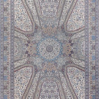 Иранский ковёр из шерсти и шёлка - NAIN 6LA - N6_IR_801-1667-IR - 352 x 506