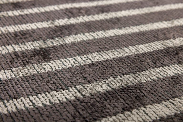 Турецкий ковёр из хлопка и вискозы и акрила — CORAL — 3250-PLAID CHARCOAL — GREY