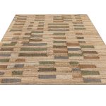 Индийский ковёр из джута — JUTE — 1563-LT.BRN-N.WHITE-G.RUST