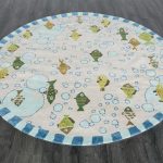 Индийский ковёр из хлопка — HAPPY DAY — GPD-GC-MLT-BRI(Round)