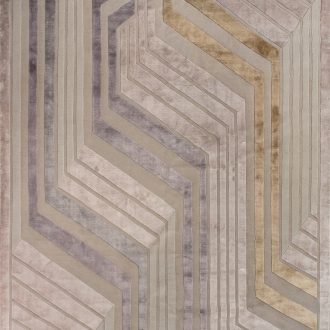 Индийский ковёр из шерсти и арт-шёлка - CARTIE COLLECTION - CARC_R_ART_DECO-4-MLT - 243 x 338