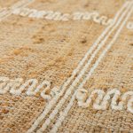 Индийский ковёр из джута — JUTE — ZA424-WHITE-NATURAL