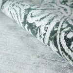 Турецкий ковёр из эвкалиптовый шёлк и акрила — VERANO — 9356L-GREEN-CREAM