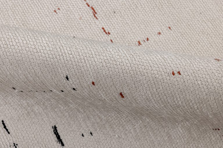 Турецкий ковёр из хлопка и вискозы и полиэстера — AMORPH — 8003-RUST — CHARCOAL — ECRU