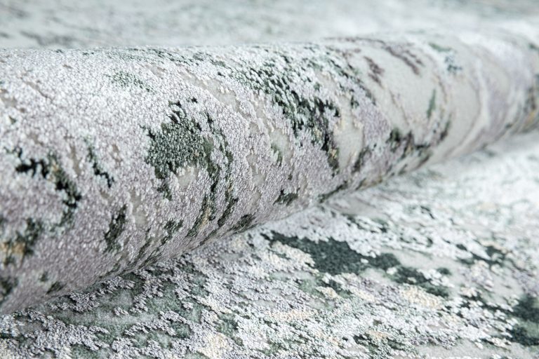 Турецкий ковёр из эвкалиптовый шёлк и акрила — VERANO — 9354L-GREEN-CREAM