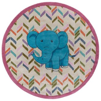 Индийский ковёр из хлопка - HAPPY DAY - HAP_RN_GPQ-0E-MLT(Round) - 200 x 200