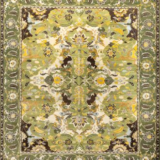 Индийский ковёр из шёлка и шерсти - POLONAISE - PLN_R_KE-536 - 305 x 396