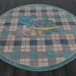 Индийский ковёр из хлопка — HAPPY DAY — HX3-0E-MLT(Round)