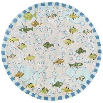 Индийский ковёр из хлопка - HAPPY DAY - HAP_RN_GPD-GC-MLT-BRI(Round) - 200 x 200