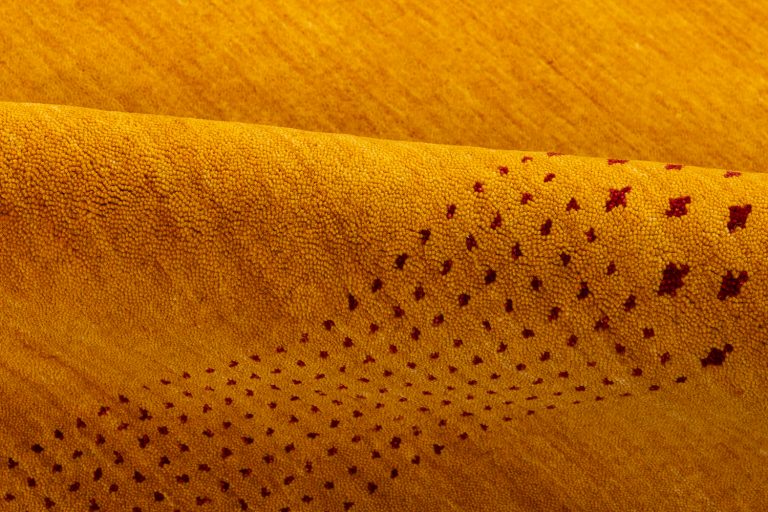 Индийский ковёр из шерсти — LOURIBUFF — GOLD-43