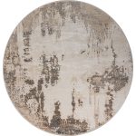 Турецкий ковёр из эвкалиптовый шёлк и акрила - CHERUTTI - CHERU_M_1935-BGE(Round) - 350 x 350