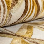Индийский ковёр из шерсти и арт-шёлка — Art de Vivre by DETALI — design Victoria Mikhno «INTRICATE BEIGE»