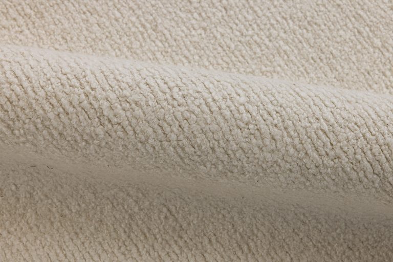 Индийский ковёр из шерсти и хлопка — BLANC DE BLANCS — PLAIN(AM)-WHITE
