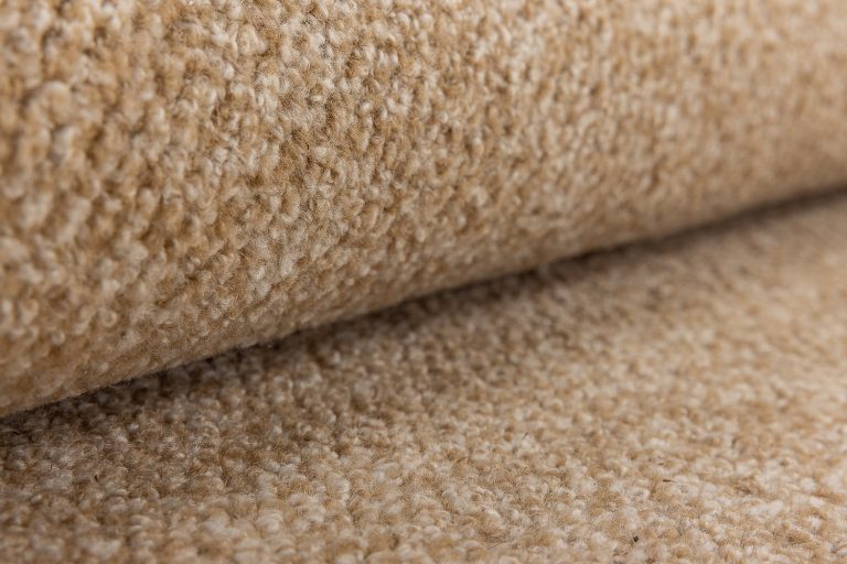 Индийский ковёр из шерсти и хлопка — BLANC DE BLANCS — PLAIN(AM)-TAUPE