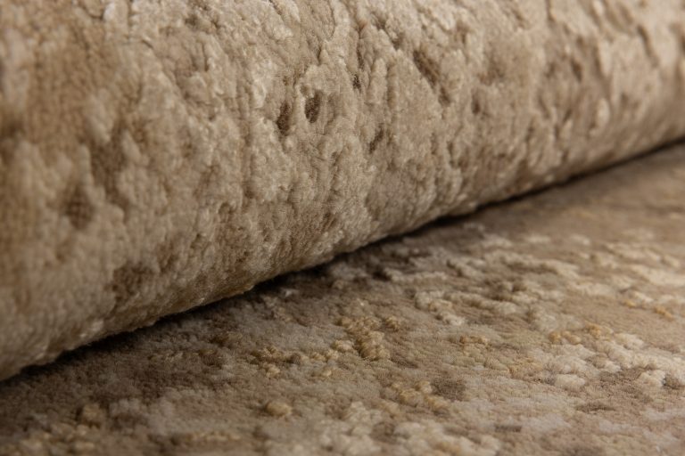 Индийский ковёр из шерсти и шёлка — WEST HOLLYWOOD — CE9453-BEIGE-CAMEL