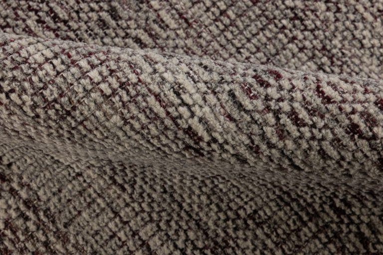 Индийский ковёр из шерсти и хлопка — SORRENTO — PURPLE-S.GREY