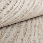 Индийский ковёр из шёлка и хлопка — BLANC DE BLANCS — KE2421-IVORY-BEIGE(Round)