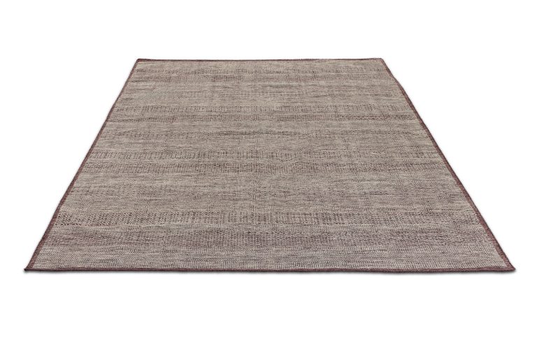 Индийский ковёр из шерсти и хлопка — SORRENTO — PURPLE-S.GREY