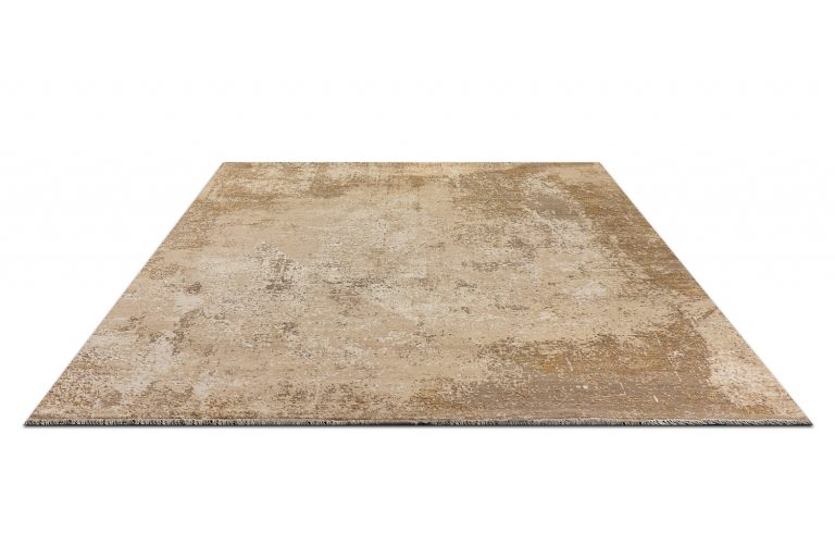 Индийский ковёр из шерсти и шёлка — WEST HOLLYWOOD — CE9453-BEIGE-CAMEL