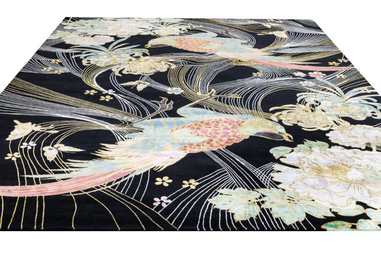 Непальский ковёр из шерсти и шёлка — CHINESE ART DECO — CA-2