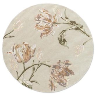 Ковёр Gosford Round natural/sage green - 081307 - Laura Ashley - 150x150