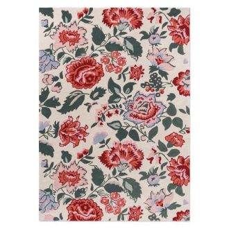 Ковёр Wendling Floral poppy red - 083100 - Laura Ashley - 140x200