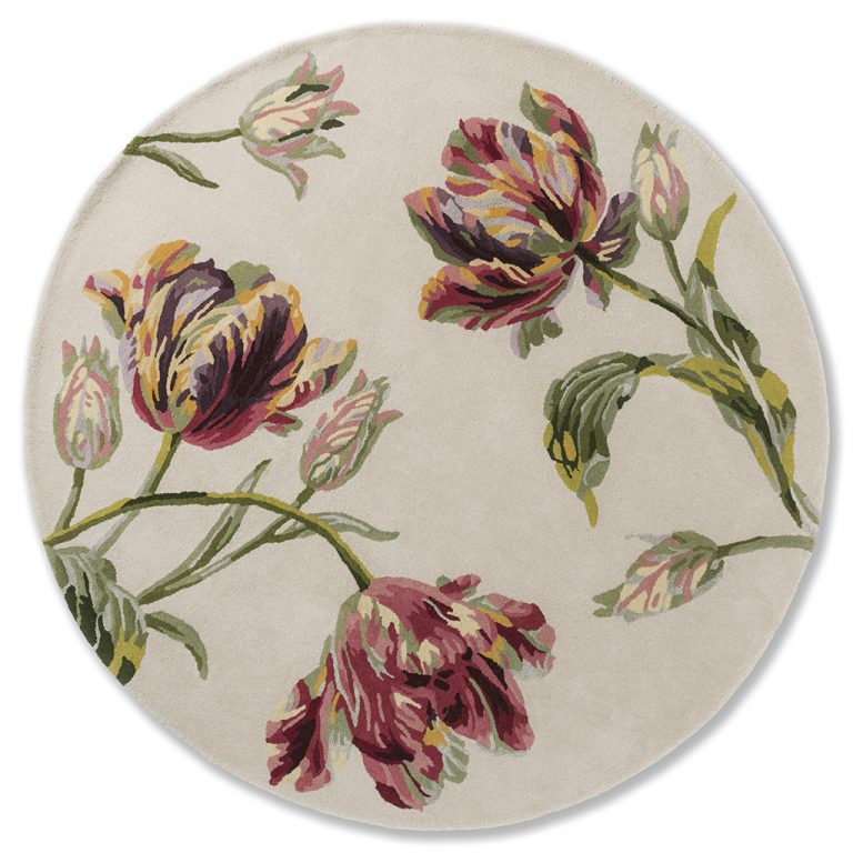 Ковёр Laura Ashley — Gosford Round Cranberry — 081300