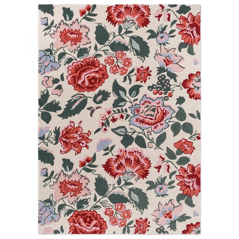 Ковёр Laura Ashley — Wendling Floral poppy red — 083100