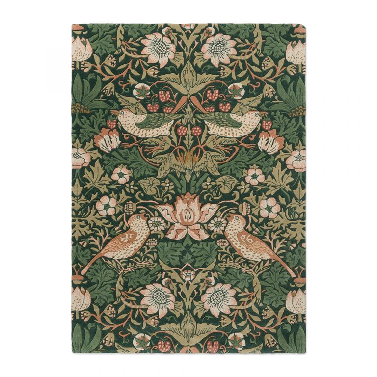 Ковёр Morris & Co — Strawberry Thief Forest — 027707