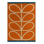 Ковёр Orla Kiely — Linear Stem orange — 464403
