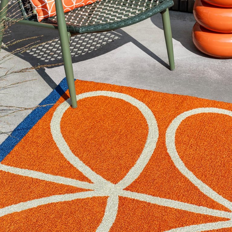 Ковёр Orla Kiely — Linear Stem orange — 464403