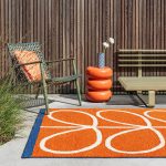 Ковёр Orla Kiely — Linear Stem orange — 464403