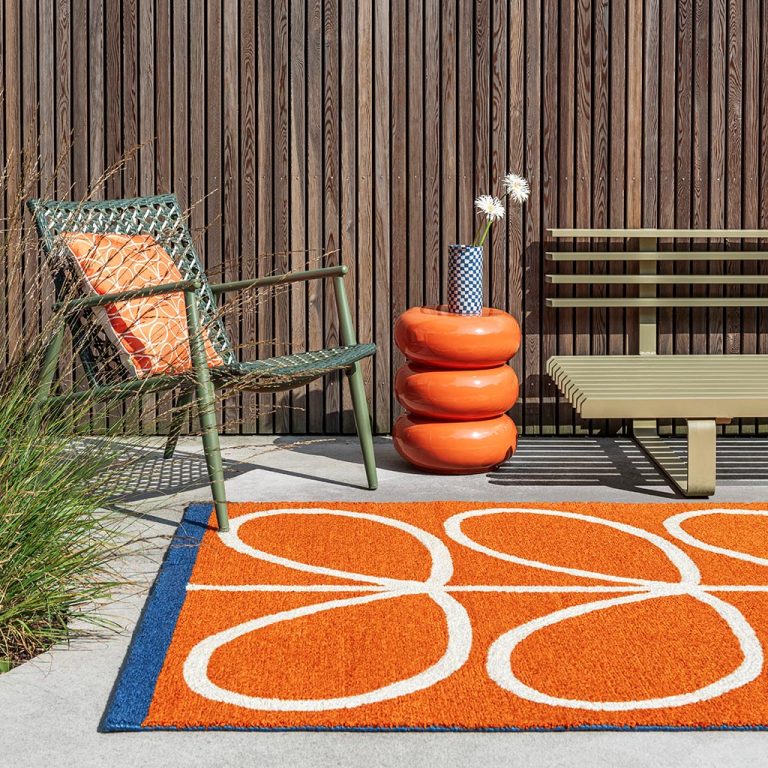Ковёр Orla Kiely — Linear Stem orange — 464403