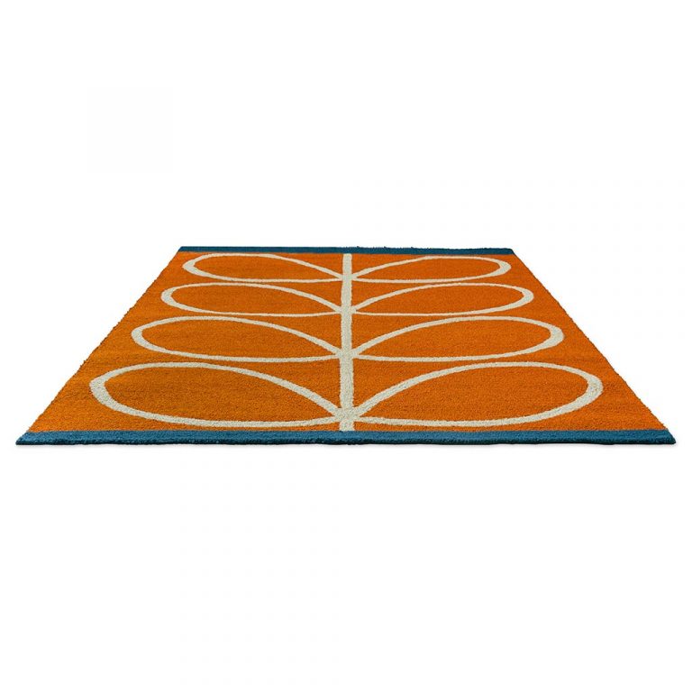Ковёр Orla Kiely — Linear Stem orange — 464403