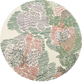 Ковёр Toulemonde Bochart - Landscape Round Printemps - 250x250
