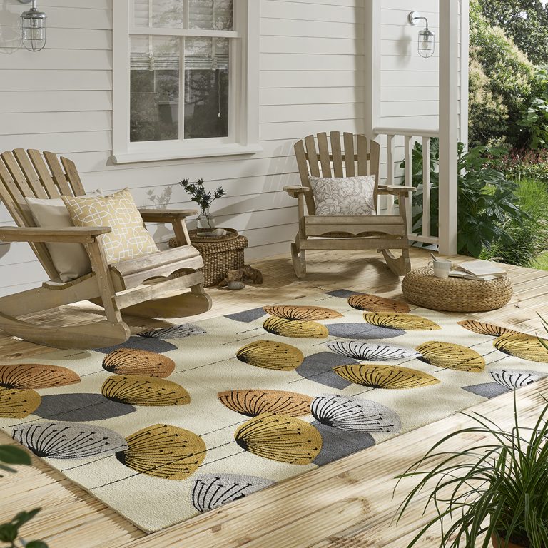 Ковёр Sanderson — Dandelion Clocks ochre silver — 445803