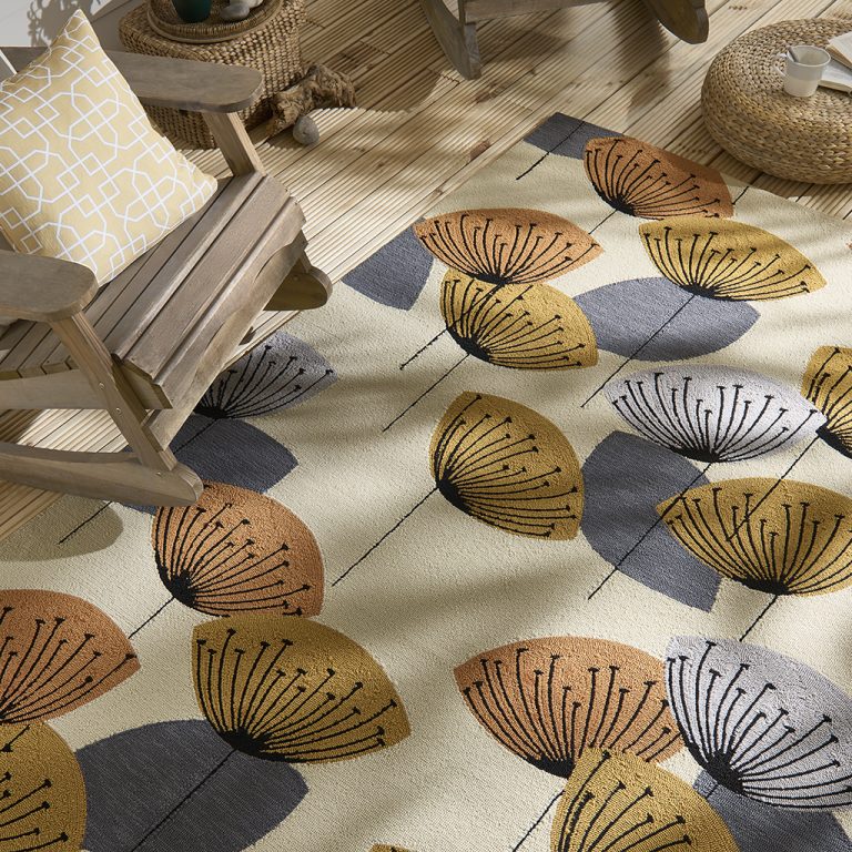 Ковёр Sanderson — Dandelion Clocks ochre silver — 445803