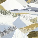 Обои Lelievre - Paysage Glacier 6455-01 (коллекция Troisieme chapitre)