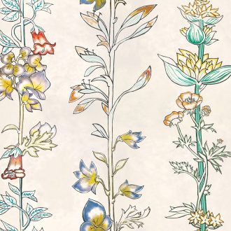Обои Lelievre - Milly-La-Foret Herbier 6471-01 (коллекция Chapitre 2 -Jean Cocteau)