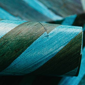 Обои Coordonne - Kaleido-Bamboo Aqua A00419 (коллекция Woodcraft)