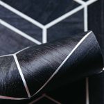Обои Coordonne - Hexagon Coal A00445 (коллекция Woodcraft)